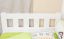 Einzelbett / Gästebett Kiefer Vollholz massiv weiß lackiert A21, inkl. Lattenrost - Abmessung 120 x 200 cm 