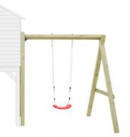 Anbau-Einzelschaukel 01 für Kinderspielhaus, FSC® - Abmessungen: 180 x 190 cm (L x B)