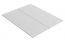 Bodenplatte für Doppelbett, 2-teilig, Farbe: Weiß - Abmessungen: 89,20 x 201 cm (B x L)