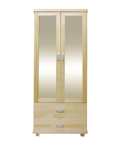 Kiefer-Kleiderschrank A-Qualität Natur 195x80x50 cm