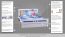 Doppelbett "Easy Premium Line" K8 inkl.1 Abdeckblende, 160 x 200 cm Buche Vollholz massiv weiß lackiert