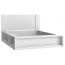 Doppelbett Minnea 27, Farbe: Weiß - Liegefläche: 160 x 200 cm (B x L)