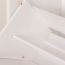 Schuhkommode Schuhschrank Kiefer Holz massiv, Farbe: Weiß 150x58x30 cm, Massivholz Schuhschrank