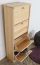 Schuhkommode Schuhschrank Kiefer Holz massiv, Farbe: Natur 150x58x30 cm, Massivholz Schuhschrank
