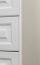 Kleiderschrank Kiefer Vollholz massiv weiß lackiert 017 - Abmessung 190 x 120 x 60 cm (H x B x T)