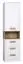 Schrank mit viel Stauraum Fafe 06, Farbe: Eiche Riviera / Weiß - Abmessungen: 195 x 52 x 40 cm (H x B x T), mit einer Tür, 3 Schubladen und Fächern