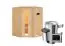 Sauna "Loran" SET mit Energiespartür - Farbe: Natur, Ofen externe Steuerung easy 3,6 kW - 151 x 151 x 198 cm (B x T x H)