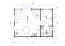Ferienhaus F34 mit 2 Etagen | 66,6 m² | 70 mm Blockbohlen | Naturbelassen | Inkl. Fußboden &  Fenster 2-Hand-Dreh-Kippsystematik