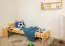 Kinderbett / Jugendbett Kiefer massiv Vollholz natur 80, inkl. Lattenrost - Liegefläche 80 x 200 cm