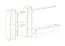 Elegante Wohnwand Balestrand 249, Farbe: Grau / Schwarz - Abmessungen: 180 x 330 x 40 cm (H x B x T), mit Push-to-open Funktion