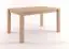 Massivholz Tisch 120x80 cm Eiche, Farbe: Natur Abbildung