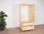 Flurschrank Kiefer, Farbe: Natur 190x90x60 cm