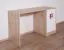 Kinderzimmer - Schreibtisch Fabian 10, Farbe: Eiche Hellbraun / Weiß / Rosa - 78 x 120 x 50 cm (H x B x T)
