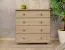 Kommode Kiefer massiv Vollholz natur Junco 138 – Abmessung 82 x 80 x 42 cm (H x B x T)