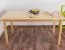Esszimmertisch 150x75 cm Kiefer massiv, Farbe: Natur Abbildung