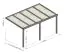 Terrassenüberdachung XL 03, Dach: 10 mm Glas klar, Grundfläche: 20,32 m² - Abmessungen: 400 x 508 cm (B x L)