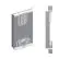 Schiebetürenschrank / Kleiderschrank Jan 05D mit Spiegel, Farbe: Weiß matt / Eiche Sonoma - Abmessungen: 200 x 200 x 62 cm (H x B x T)