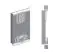Schiebetürenschrank / Kleiderschrank mit Spiegel Tomlis 06A, Farbe: Schwarz / Weiß matt - Abmessungen: 200 x 250 x 62 cm (H x B x T)