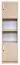 Schrank Kisaran 13, Farbe: Sonoma Eiche - Abmessungen: 150 x 40 x 38 cm (H x B x T)