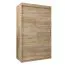 Schiebetürenschrank / Kleiderschrank Jan 02A, Farbe: Eiche Sonoma - Abmessungen: 200 x 120 x 62 cm ( H x B x T)