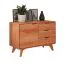Kommode Timaru 10 Kernbuche massiv geölt - Abmessungen: 63 x 90 x 40 cm (H x B x T)