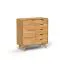 Kommode Timaru 07 Wildeiche massiv geölt - Abmessungen: 92 x 90 x 40 cm (H x B x T)