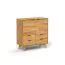 Kommode Timaru 08 Wildeiche massiv geölt - Abmessungen: 92 x 90 x 40cm (H x B x T)