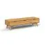 TV-Unterschrank Timaru 22 Wildeiche massiv geölt - Abmessungen: 33 x 134 x 40 cm (H x B x T)