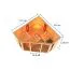 Infrarotkabine "Alvara" SET mit bronzierter Tür - Farbe: Natur, Ofen externe Steuerung easy 9 kW - 231 x 231 x 198 cm (B x T x H)