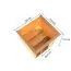 Sauna "Emmik" SET mit bronzierter Tür und Kranz - Farbe: Natur, Ofen externe Steuerung easy 9 kW - 224 x 210 x 191 cm (B x T x H)