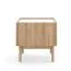 Couchtisch Ashford 05, Farbe: Eiche Riviera / Marmor Bianco - Abmessungen: 48 x 50 x 37 cm (H x B x T)