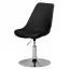 Eleganter Drehstuhl mit Schalensitz Apolo 128, Farbe: Weiß / Chrome, Sitz 360° drehbar & höhenverstellbar
