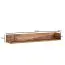 Wandregal aus Sheesham Massivholz, Farbe: Sheesham - Abmessungen: 15 x 120 x 20 cm (H x B x T)