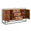 Sideboard, Farbe Sheesham, teilmassiv - Abmessungen: 81 x 145 x 45 cm (H x B x T)