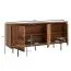 Kommode / Sideboard, Farbe: Sheesham, teilmassiv - Abmessungen: 72 x 148 x 40 cm (H x B x T)