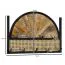 Wandgarderobe aus Mango Massivholz, Farbe: Mango / Schwarz, teilmassiv - Abmessungen: 40 x 53 x 7,5 cm (H x B x T)