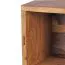 Handgefertigtes 4 teiliges Wandregal, Farbe: Sheesham - Abmessungen: 25 x 25 x 25 cm (H x B x T), aus Sheesham Massivholz