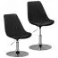 Eleganter Drehstuhl mit Schalensitz Apolo 128, Farbe: Weiß / Chrome, Sitz 360° drehbar & höhenverstellbar