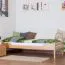 Einzelbett "Easy Premium Line" K1/1n, Buche Vollholz massiv Natur - Maße: 90 x 200 cm