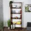 Bücherregal - 80 cm breit, Kiefer Holz-Massiv, Farbe: Eiche