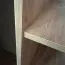 Kleiderschrank Mina mit Schiebetüren, Eiche/Schwarz gehalten, Großer Spiegel, auch für Wohnzimmer geeignet, Anti Staubbürsten, 235,2 x 110 x 60 cm