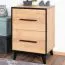 Nachtkommode Altels 22, Farbe: Riviera Eiche / Dunkelbraun - Abmessungen: 68 x 47 x 40 cm (H x B x T)