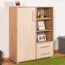 Kommode Curug 10, Farbe: Eiche / Buche hell - Abmessungen: 113 x 90 x 34 cm (H x B x T)