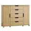 Highboard Kiefer massiv Vollholz natur 004 - Abmessung 120 x 160 x 42 cm (H x B x T)