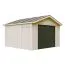 Garage Dobersberg ohne Boden, mit elektrischem Rolltor und 2 Fernbedienungen, Nutzfläche: 13 m², Dach: Bitumenbeschichtung, 1 Tür, 354 x 368 cm, Fenster