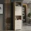 Schrank Curug 22, Farbe: Eiche / Buche hell - Abmessungen: 188 x 50 x 34 cm (H x B x T)
