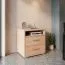 Kommode Garut 07, Farbe: Sonoma Eiche - Abmessungen: 53 x 50 x 40 cm (H x B x T)