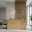 Kommode Vanimo 14, Farbe: Eiche - Abmessungen: 80 x 156 x 42 cm (H x B x T)