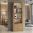 Regal Vanimo 21, Farbe: Eiche - Abmessungen: 202 x 70 x 42 cm (H x B x T)