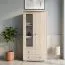 Vitrine Rabaul 36, Farbe: Sonoma Eiche - Abmessungen: 167 x 80 x 40 cm (H x B x T)